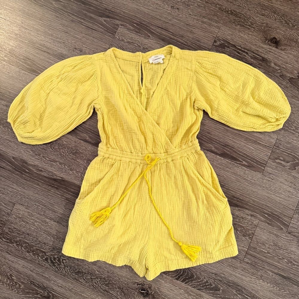 By Anthropologie Celia Gauzy Romper